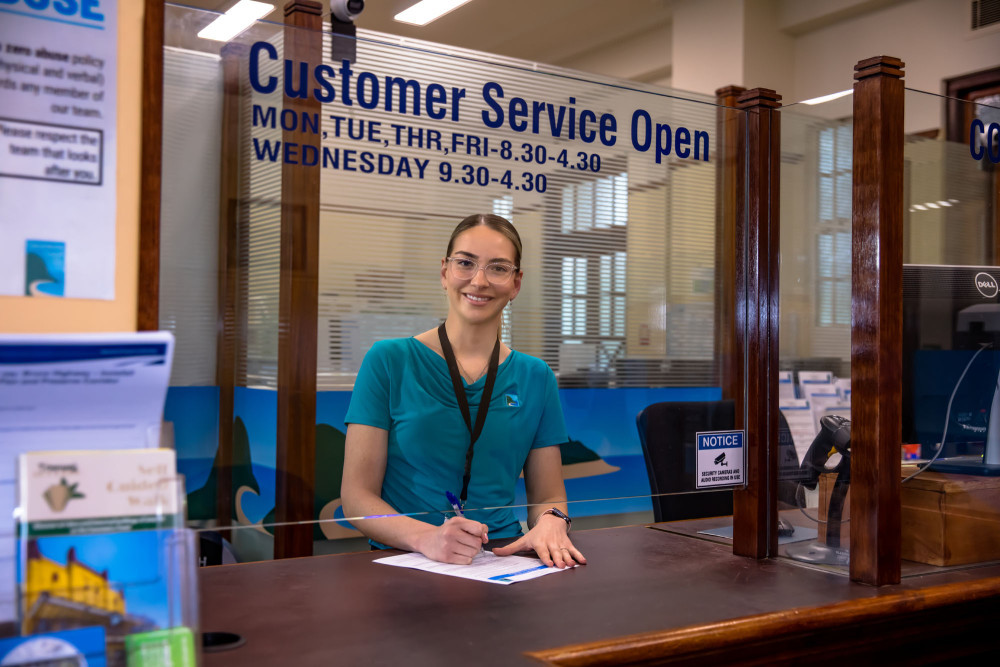 Cassowary Coast Regional Council customer service team member.