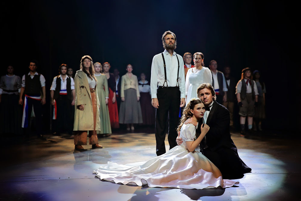 A moving scene in Les Miserables performed by the Cairns Choral Society. Picture: Paul Furse, Frontrow Foto