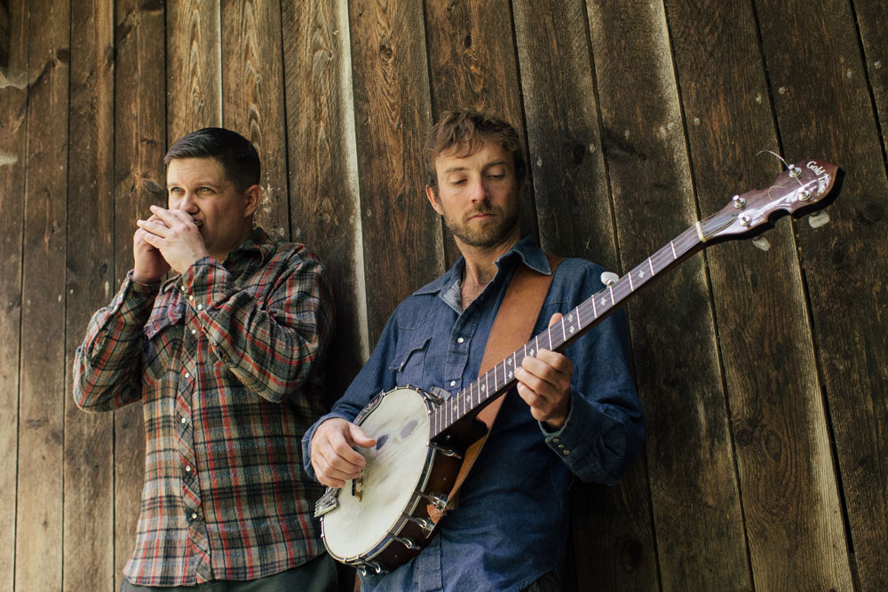 Nathan Gurley (left) and Sean Rodman of Moontricks are performing at the Tanks in April. Picture: Supplied