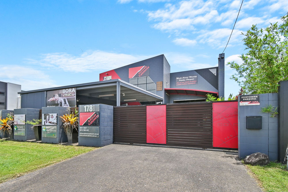 Russell Kelly is selling his Artizan Cabinets’ property at Bungalow. Pictures: Supplied