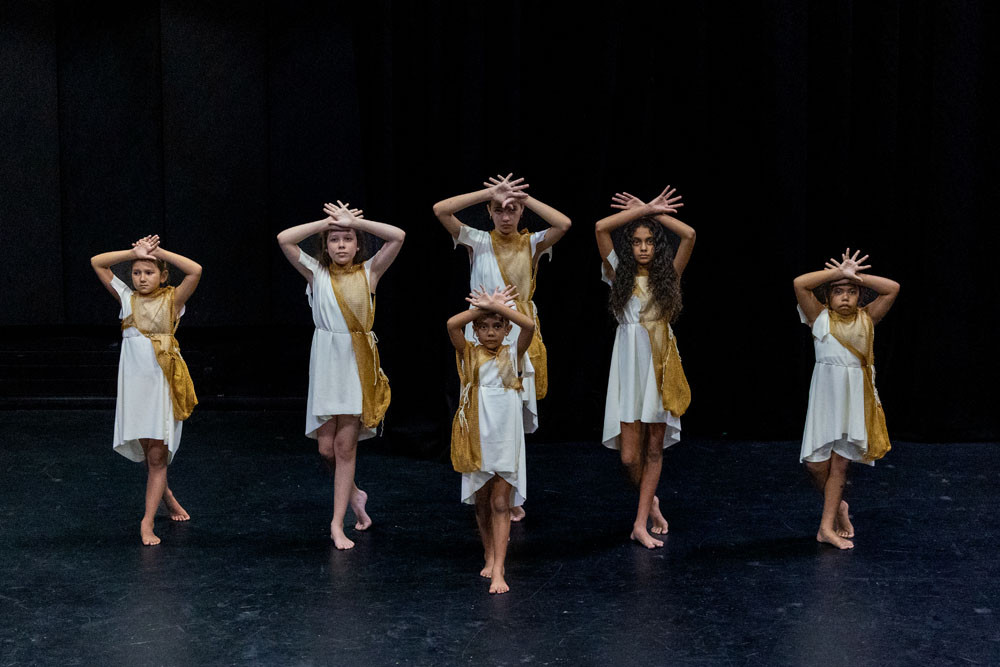 Young dancers from Miriki Performinh Arts.