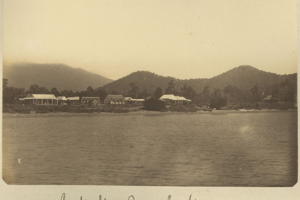 View of the township of Cardwell c. 1880s. Courtesy SLQ.