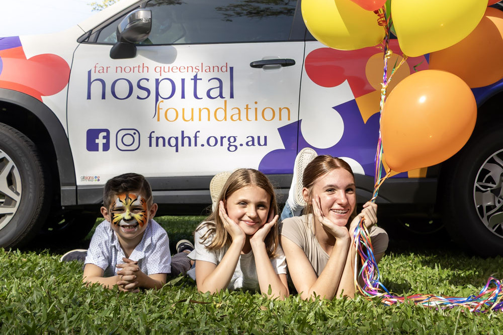 Jaxon Corbett and Dakota and Trinity Jones are looking forward to the KidsLIfe Expo. Picture: Supplied