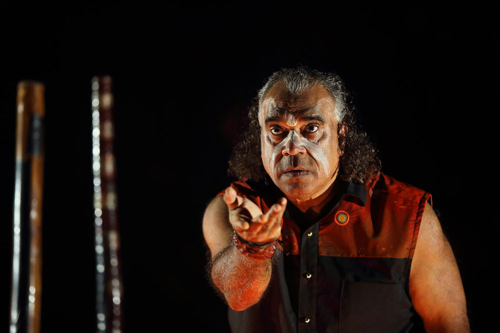 David Bindi Hudson will tour From Campfire to Stage Light – a performance of his life story across Queensland theatres from June 13. Picture: Paul Furse/Frontrow Foto