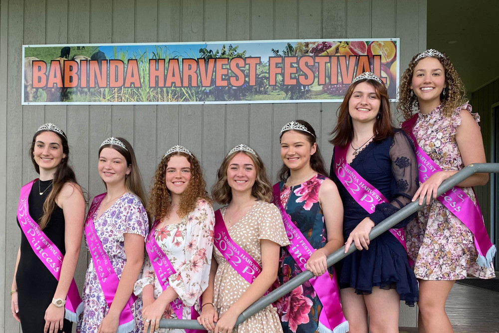Babinda Harvest Festival 2022 Princesses