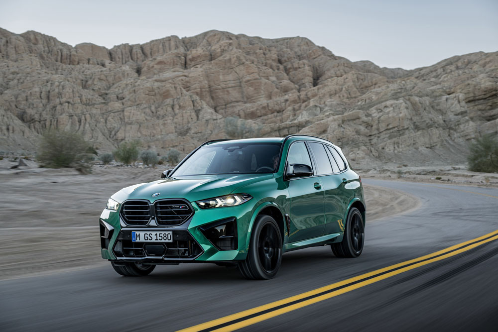 The new BMW X5 M, powered by a twin-turbocharged V8, is due in Australia later this year