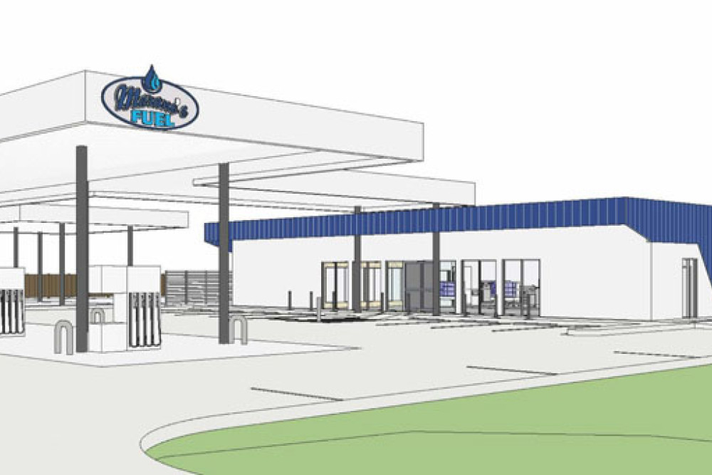 An artist’s impression of the new Tully service station.