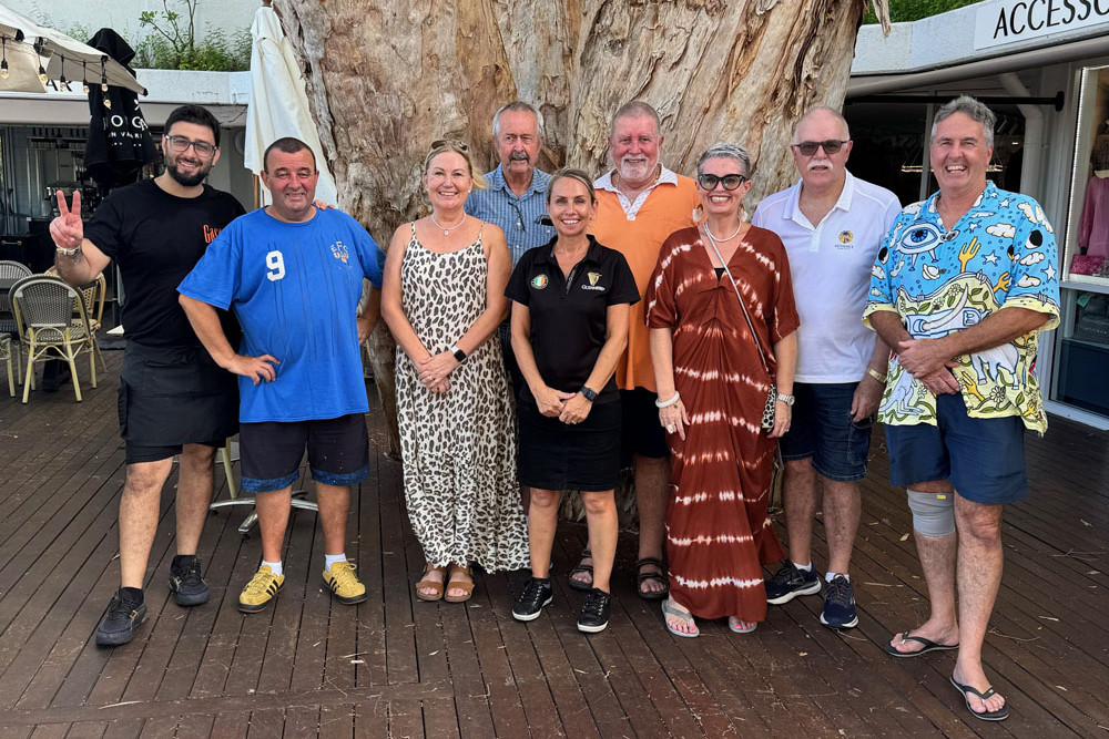 Members of Advance Palm Cove (from left) Giovanni Mazzuto Spugna, Mark Byron, Melisa Dixon, Denis Donaghy, Christine Byron, Robert Van Den Hoven, Michelle Masse, Daryl O’Reily and Steven Herbing. Absent: Staci Hosking. Picture: Supplied