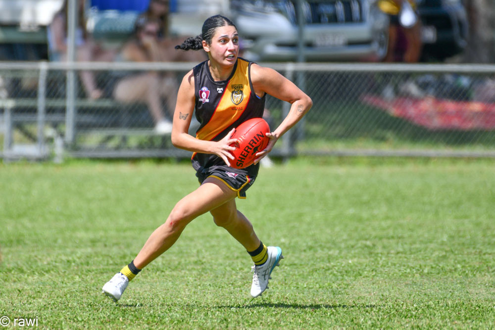 Grace Frost has been one of the Bulldogs best to start 2025. Picture: rawi/AFL Cairns