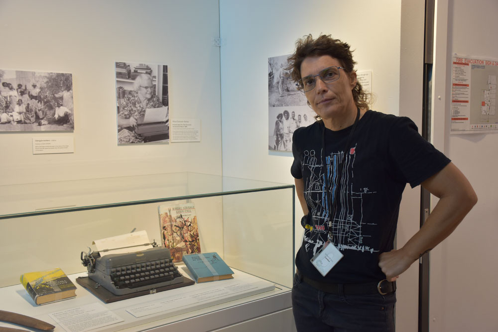 Cairns Museum curator Daniela Vavrova is encouraging people to visit the Kirrenderri exhibition. Picture: Isabella Guzman Gonzalez