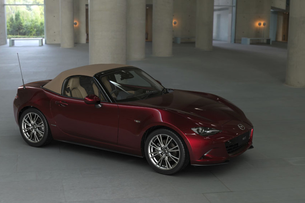 Just 50 examples of the Mazda MX-5 35th anniversary model are coming to Australia early next year. Picture: Mazda Australia