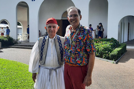 Mike Friganiotis and Theo Bacalakis. Pictures: Almando Anton