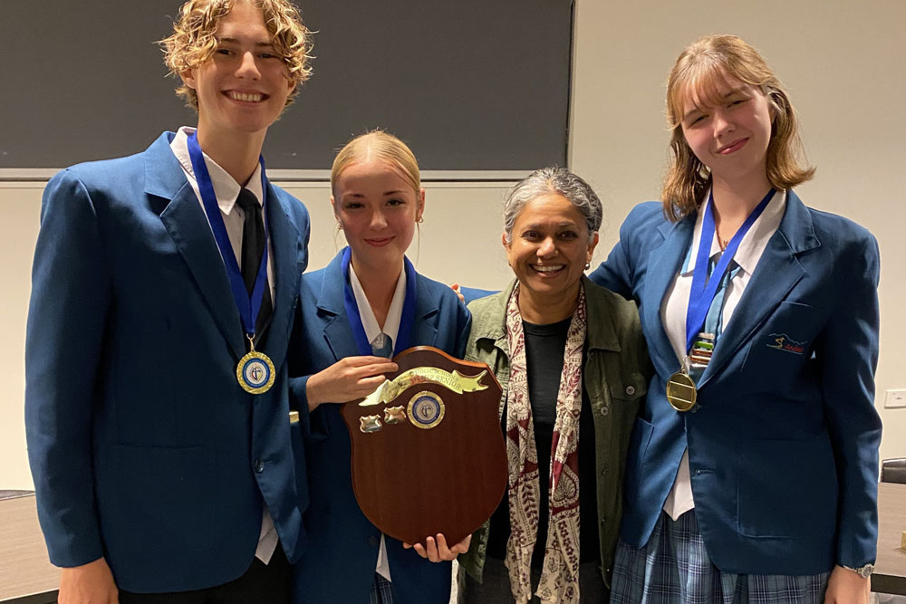 Senior debate team won the Cairns Catholic Schools Debating Cup in 2024.