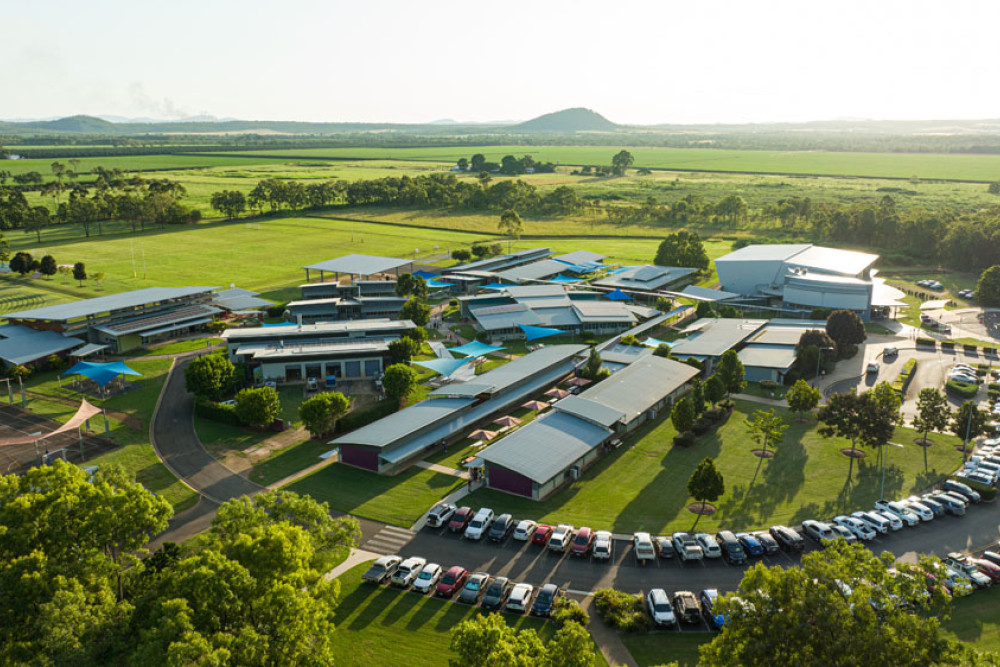 An aerial view of St Stephen’s College.