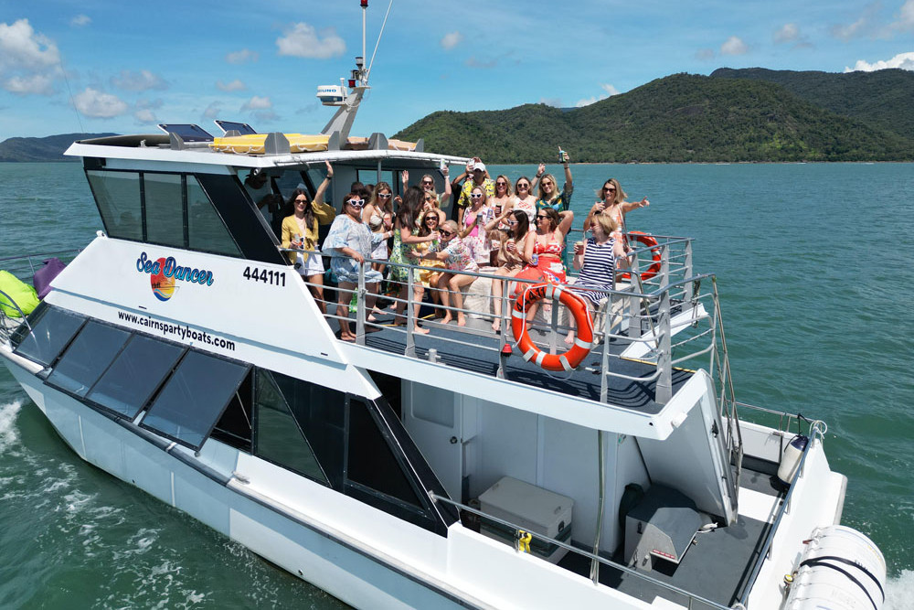 The Sea Dancer is available for charter this Christmas and New Year’s Eve for locals and visitors. Picture: Supplied