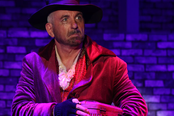 Shaun Cram, as Fagen in the 2019 production of Oliver at the Clink Theatre, is hosting ‘Cram on Broadway 2024’. Picture: Supplied
