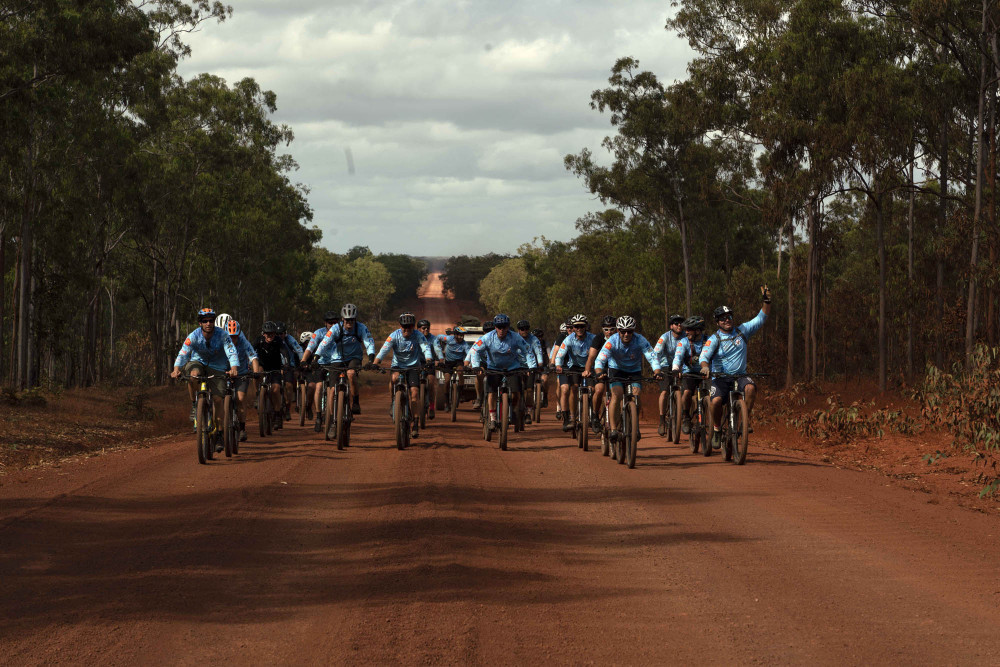 Image: RMHC North Australia 2021 Kenfrost Homes Ride to the Cape charity bike ride.