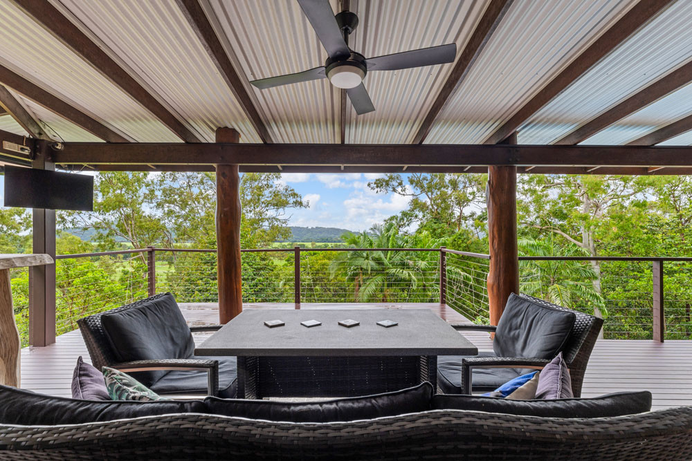 This Mossman Gorge home has beautiful views over the valley and across to the mountains. Picture: Supplied