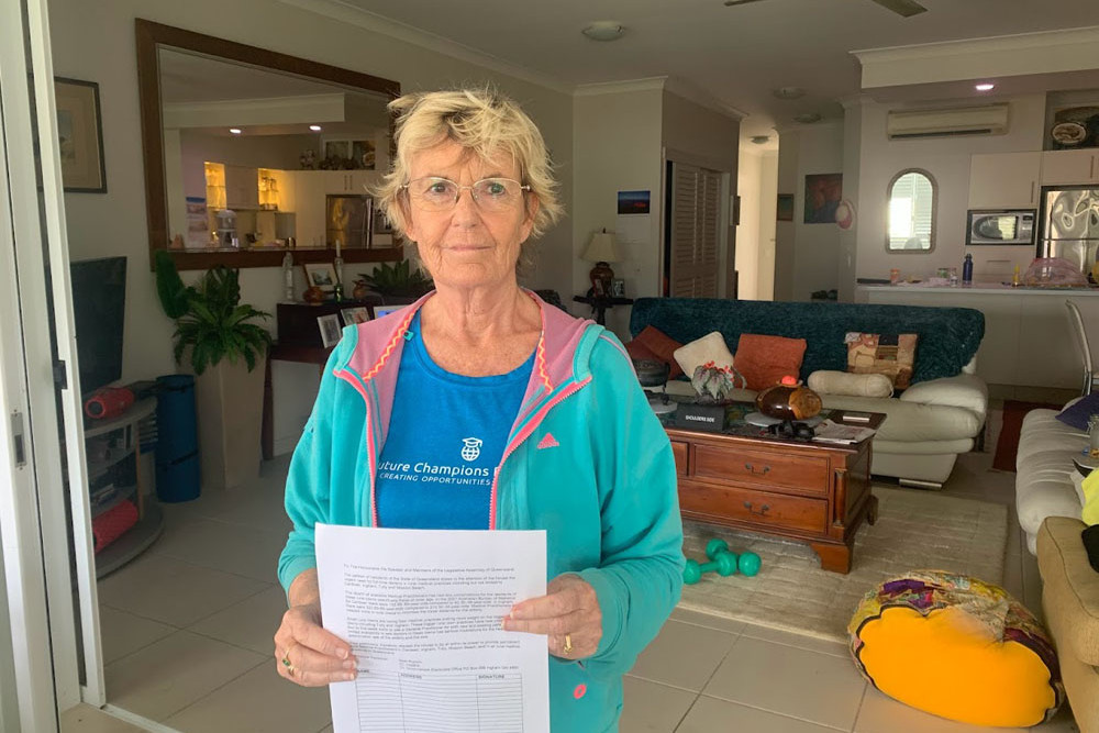 Cardwell resident Gabi Plumm has started a petition for more doctors in the town and surrounding communities. Picture: Supplied