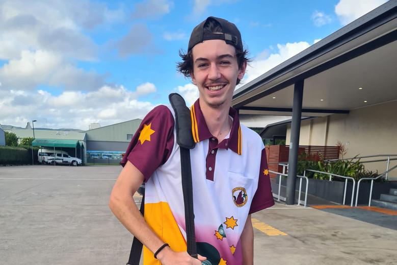 Mossman bowler Malachy McTaggart has packed his bags and is off to the Gold Coast for the 2023 Australian Bowls Open. Picture: Mossman Bowls Club