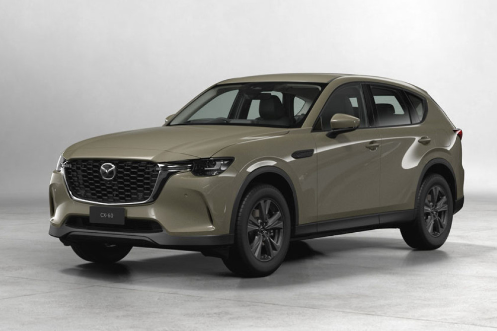 A cheaper four-cylinder version of the Mazda CX-60 starts from $47,990 as an introductory offer. Pictures: Mazda Australia