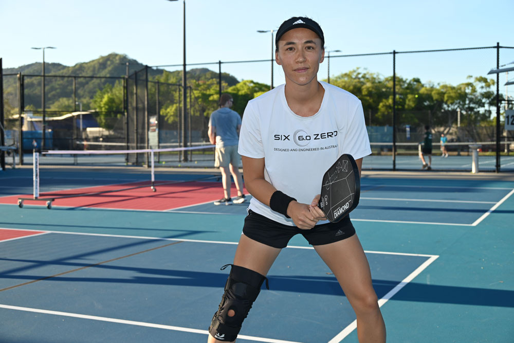 Olivia Isbey from Smithfield is rapidly becoming a standout athlete in pickleball in Australia. Picture: Isabella Guzman Gonzalez