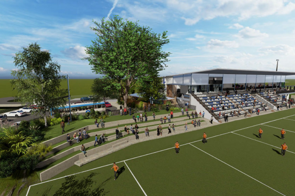 Artist impressions of the new Cairns Brothers Rugby League Club’s $11 million upgrade at Stan Williams Park. Pictures: TPG Architects