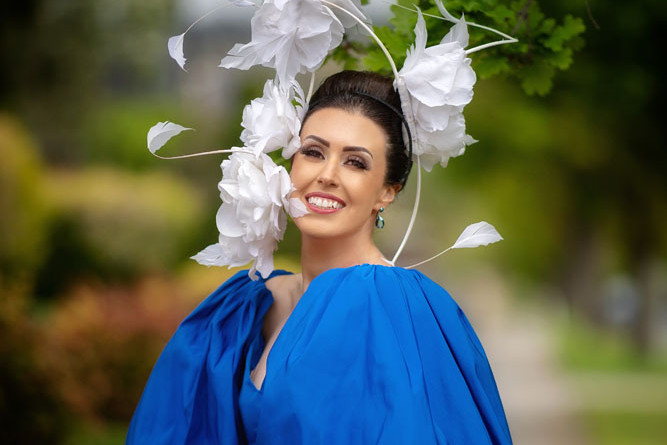 Fashions on the field winner Emma Scodellaro is 2023 Cairns Amateurs carnival ambassador. Picture: Supplied