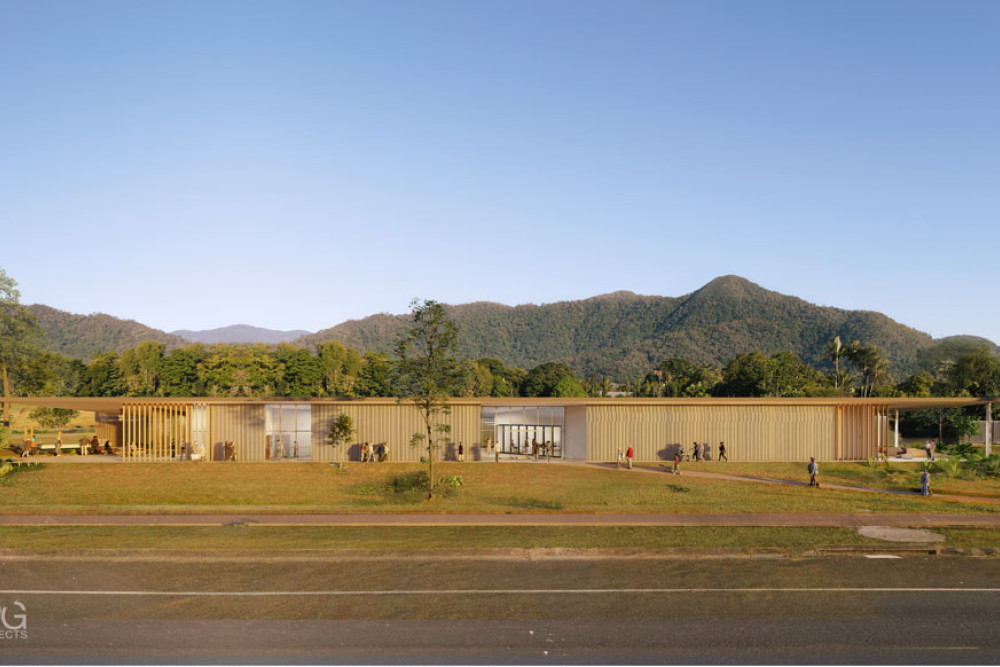 An artist’s impression of the Cairns Community and Multicultural Centre at White Rock. Picture: Cairns Regional Council