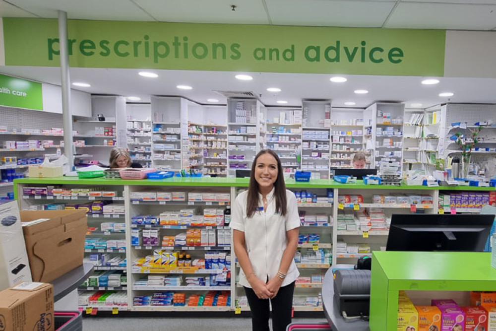 Pharmacy manager Bec Wilkins.