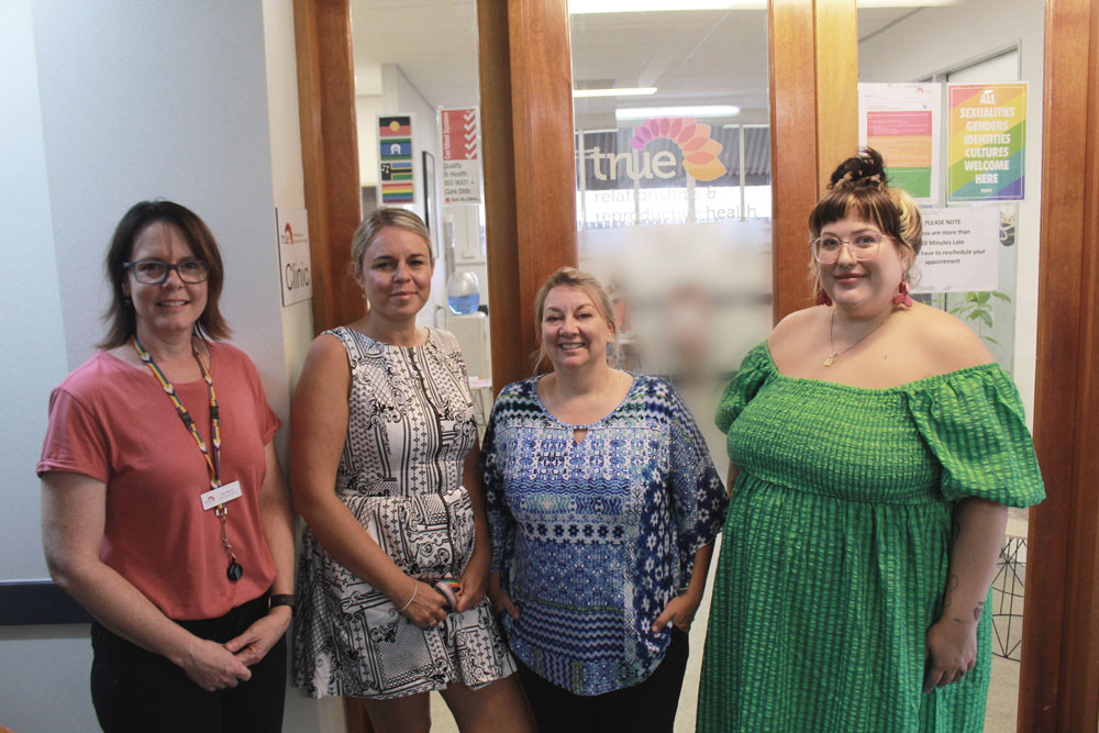 Cairns Sexual Assault Service staff (from left) Jodi Mauro, Marta Barnes, Genelle Spencer and Phoenix Smith