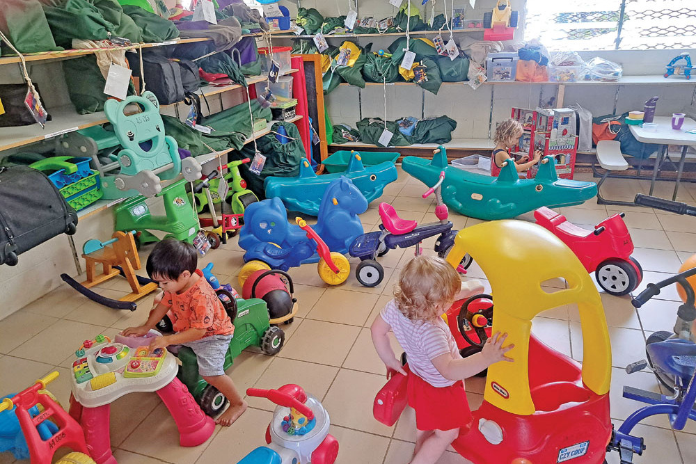 The Cairns Toy Library provides services for over 100 families in the region