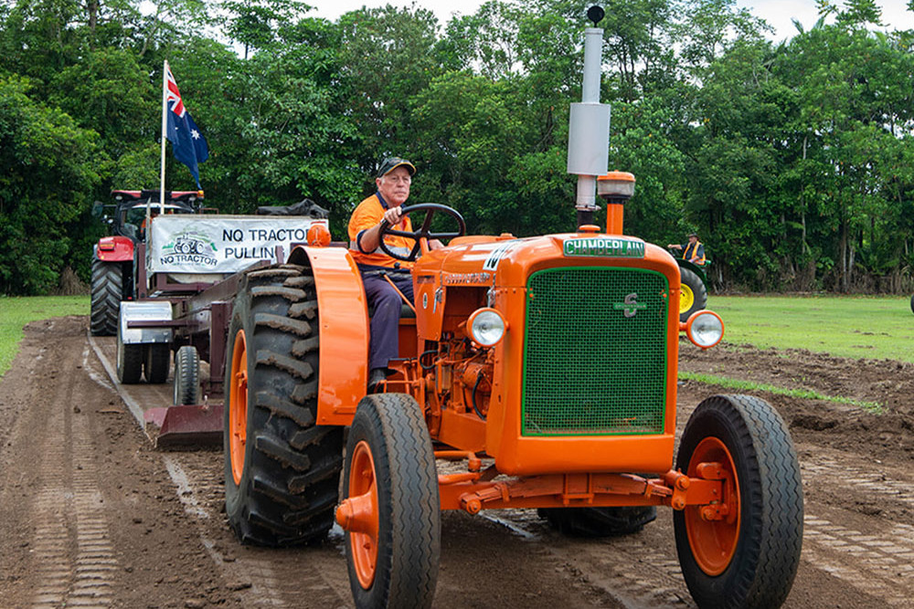 Colin Nischke is looking forward to the tractor pull again. Picture: Supplied