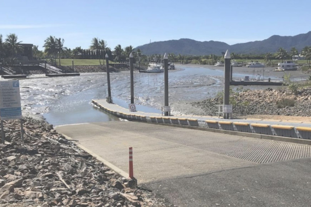 Work to clear silt from One Mile Creek at Port Hinchinbrook is due to start early next year. Picture: Cassowary Coast Regional Council