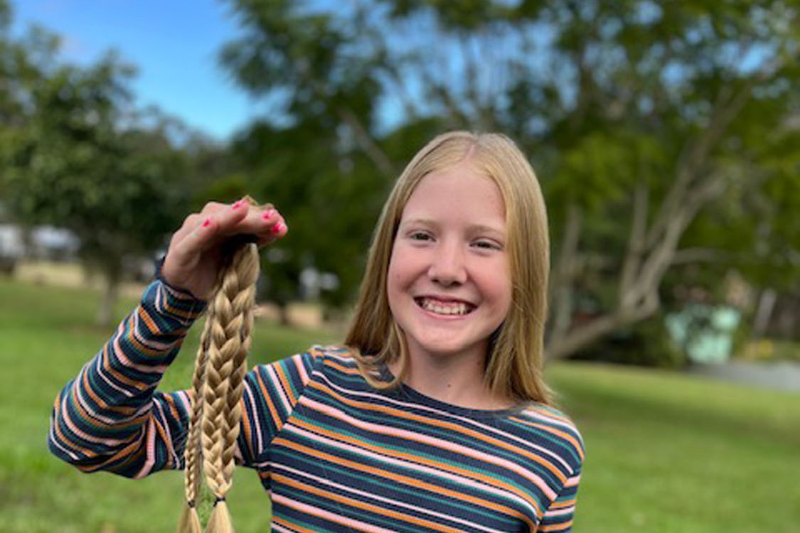 Pippa Plant, a year 6 student at Cairns Distance Education, has been nominated for the prestigious Fred Hollows Humanity Award. Picture: Supplied