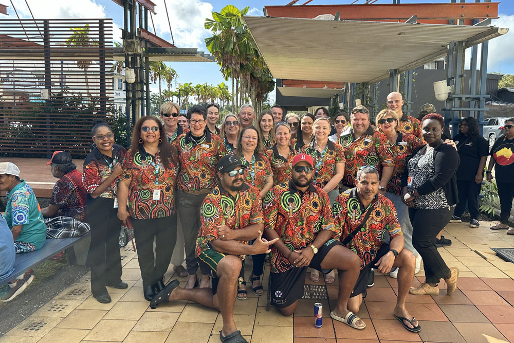 Cassowary Coast Regional Council’s Reconciliation Action Plan Working Group at the 2024 Innisfail NAIDOC Week celebrations. Picture: Cassowary Coast Regional Council