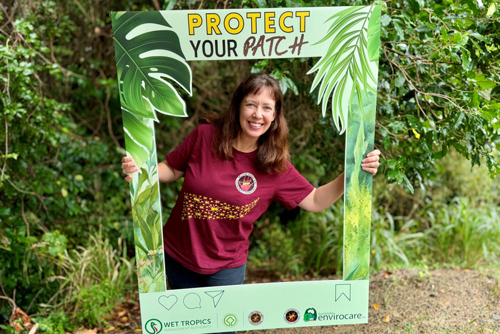 Kuranda EnviroCare Community Taskforce coordinator Rachel Reese invites the community to the free family-focused day on Saturday. Picture: Wet Tropics Management Authority