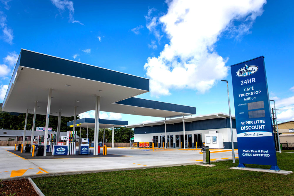 The modern new Marano’s Fuel service station at Tully is open 24 hours a day. Picture: Supplied