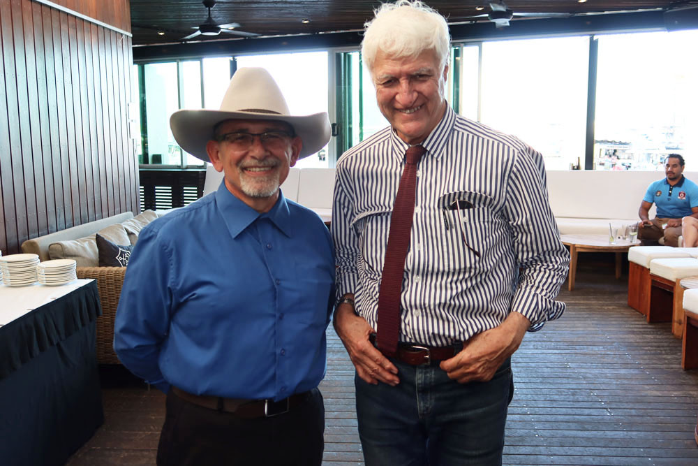 Carl Portella and Bob Katter