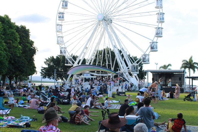 More than 2500 people had free ferris wheel rides at the 20th birthday Lagoon celebrations last Saturday. Pictures: Isabella Guzman Gonzalez