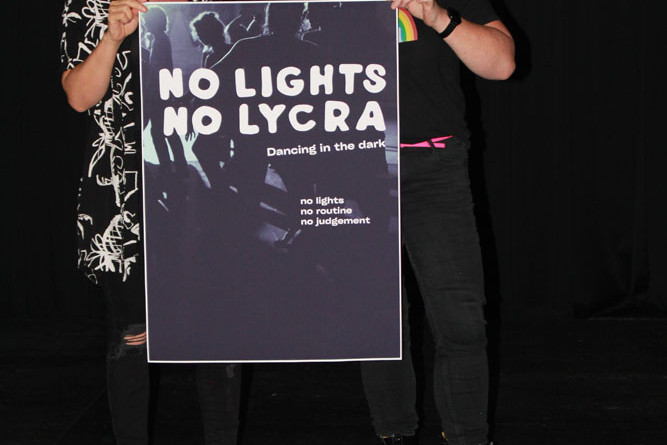 No Lights No Lycra Cairns ambassadors Rebecca Godfrey and Lu Burke are inviting the Cairns community to dance freely and break a sweat at the No Lights No Lycra sessions every Tuesday at Edge Hill. Picture: Isabella Guzman Gonzalez