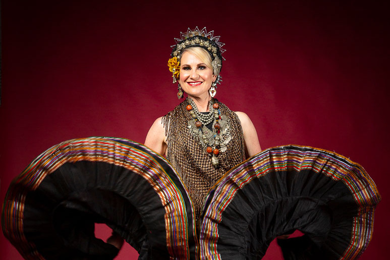 Sienna Kzermien, dance instructor at Tribal Belly Dance Cairns, is participating in the Let’s Dance Around the World workshops. Picture: Alma Sarhan