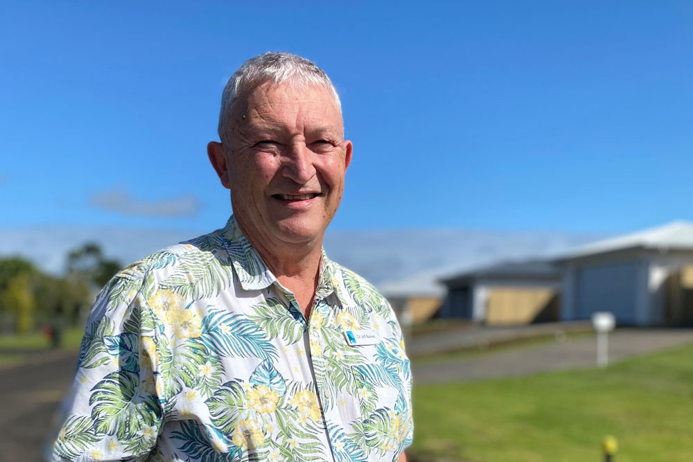 Cassowary Coast development, planning and environment councillor Jeff Baines is on the look out for surplus council and state land suitable for new houses. Picture: Cassowary Coast Regional Council