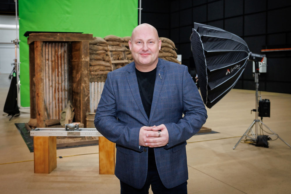 Mulgrave MP Curtis Pitt in the new Portsmith film studios he pushed for. Picture: Supplied
