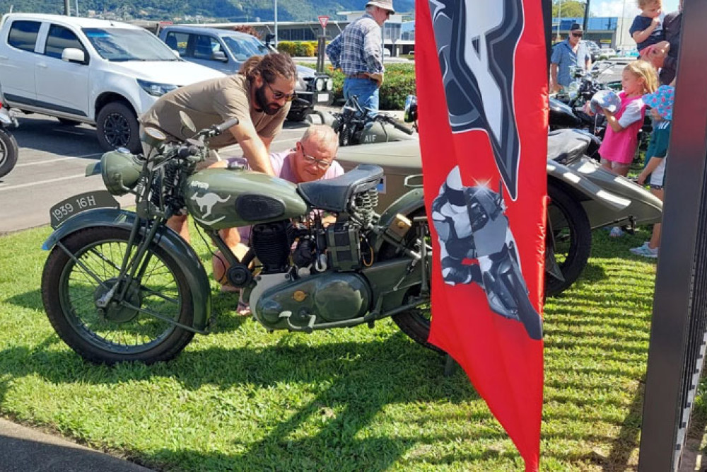 Enthusiasts at last year’s Cairns Motorcycle Restorer Club’s show at Bungalow. Picture: Supplied