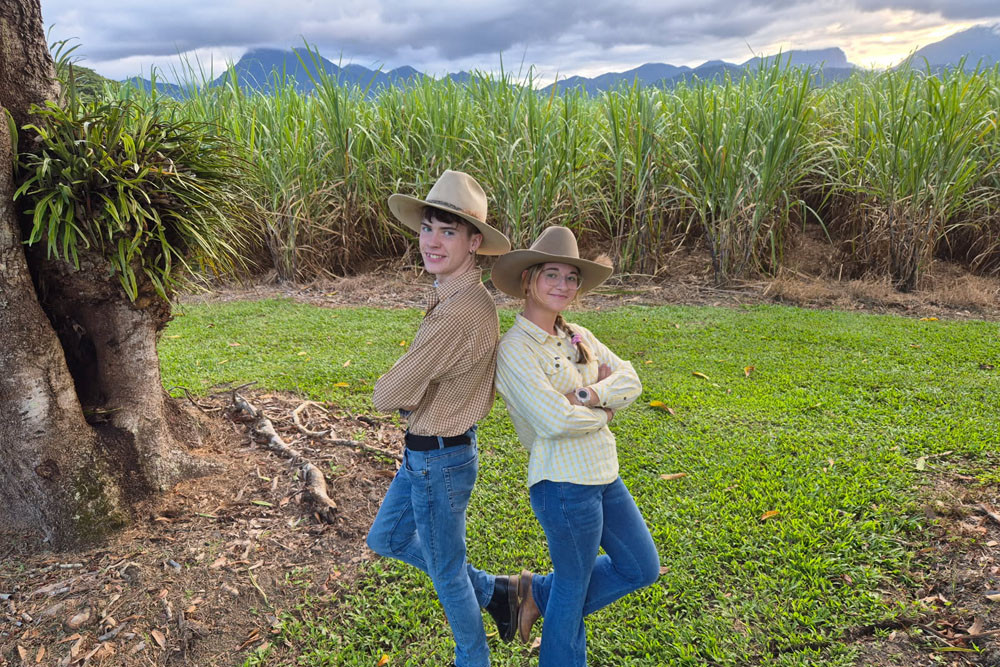 Nathan Vorwerk (left) and Ella Bellman are looking forward to the return of the Mossman Show Ball. Picture: Douglaa Shire Council