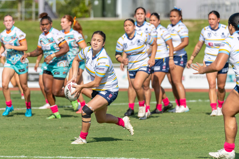 The Pride’s women’s team in action. Picture: Chris Robson