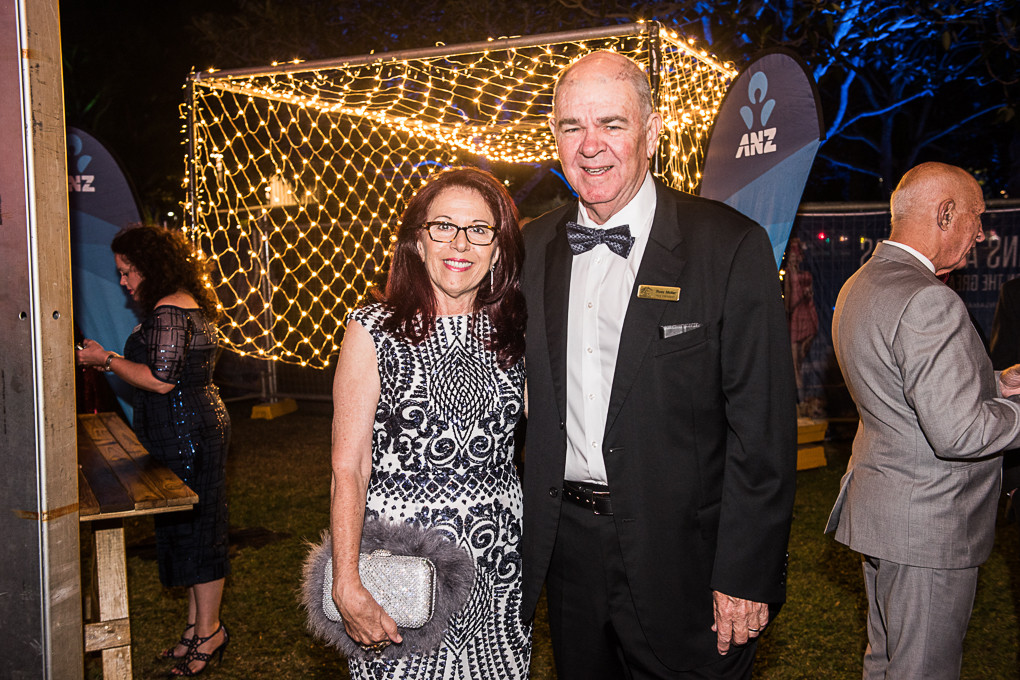 Ross and Despina Moller at the Cairns Amateurs Ball in 2018