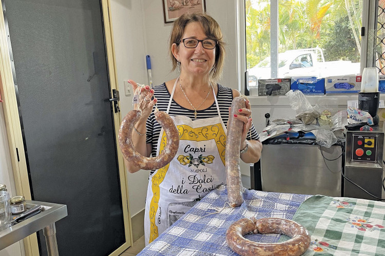 Antonella Stabile is excited about the Salami and Sausage festival being held as part of the Cairns Italian Festival On August 7 in Mareeba.
