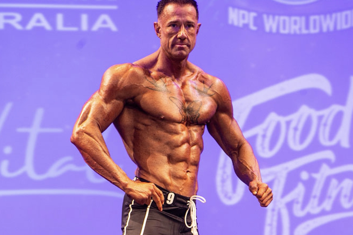 Troy McGuane from Redlynch won bronze at the International Fitness and Bodybuilding Federation Australian Championship. Picture: Gary Phillips Photo